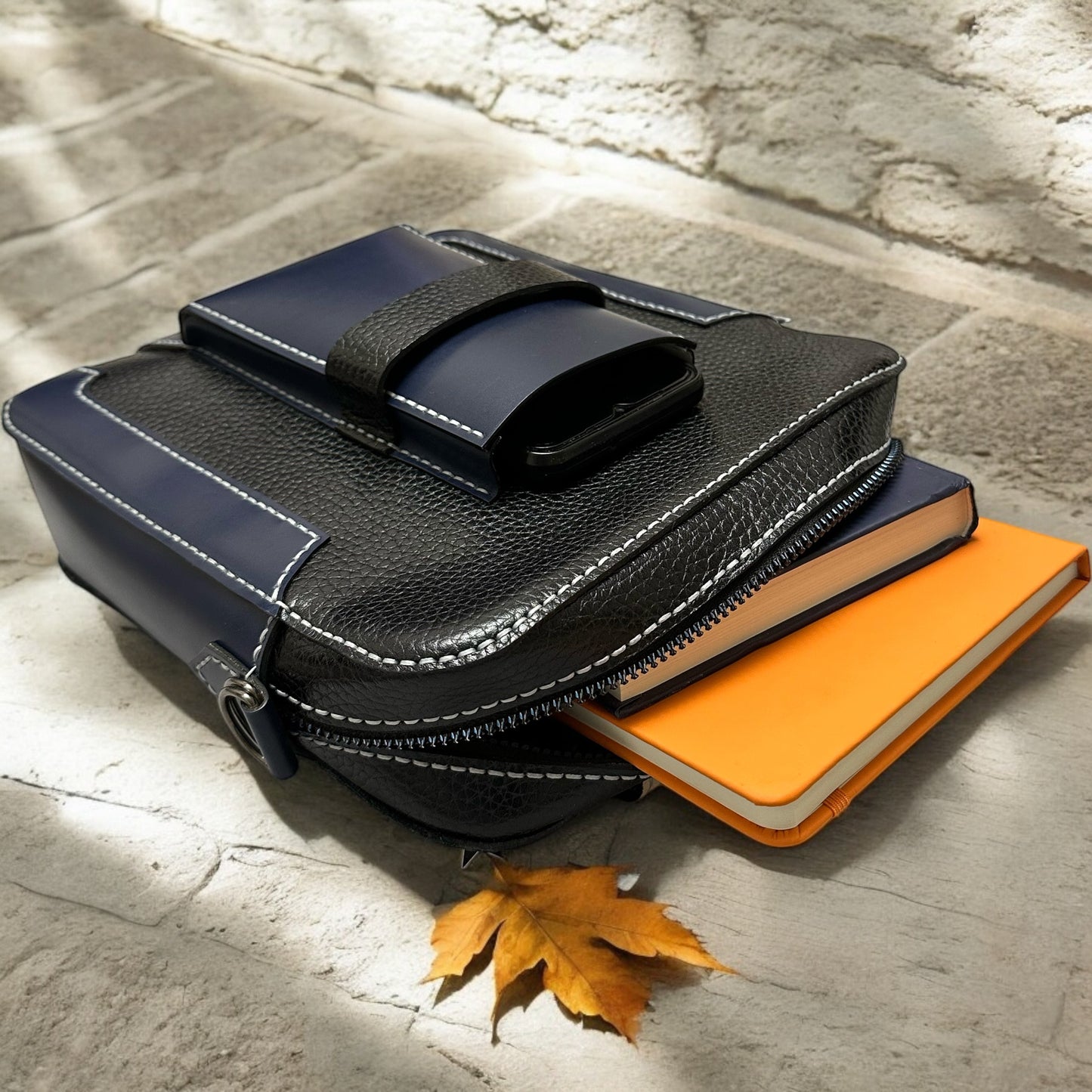 Stylish Handmade Leather Crossbody Bag
