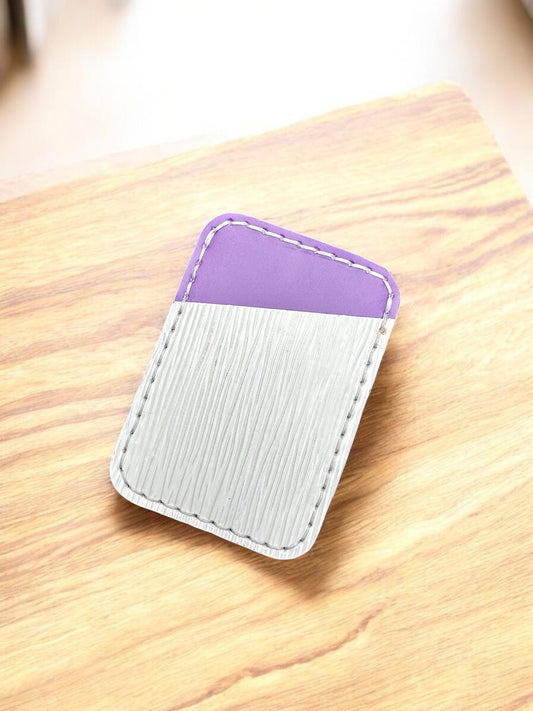 Handmade Leather Card Holder – Slim Epi Leather Wallet