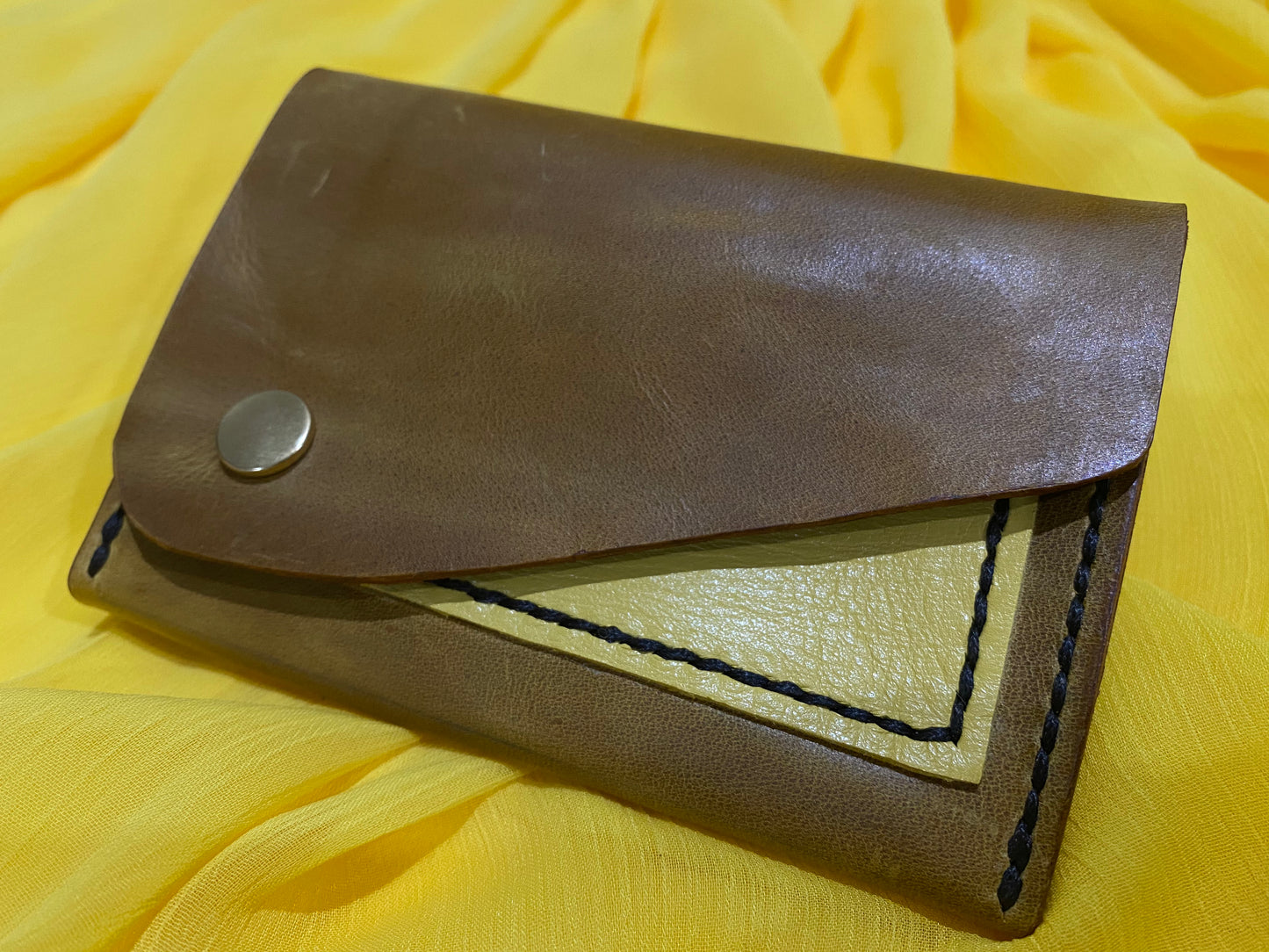 Handmade Leather wallet- Crazy Horse Leather
