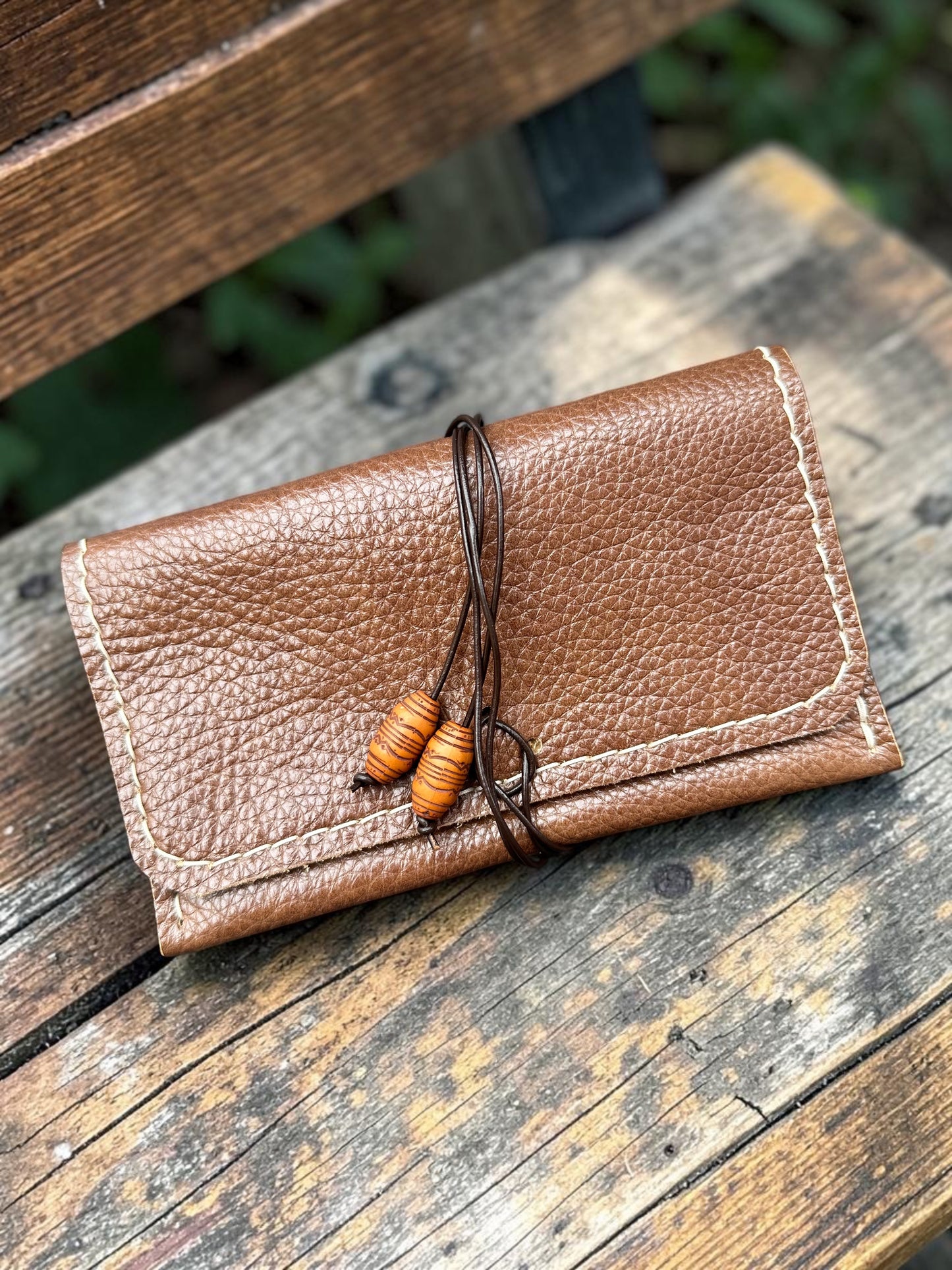 Handmade Leather Tobacco Pouch 30g