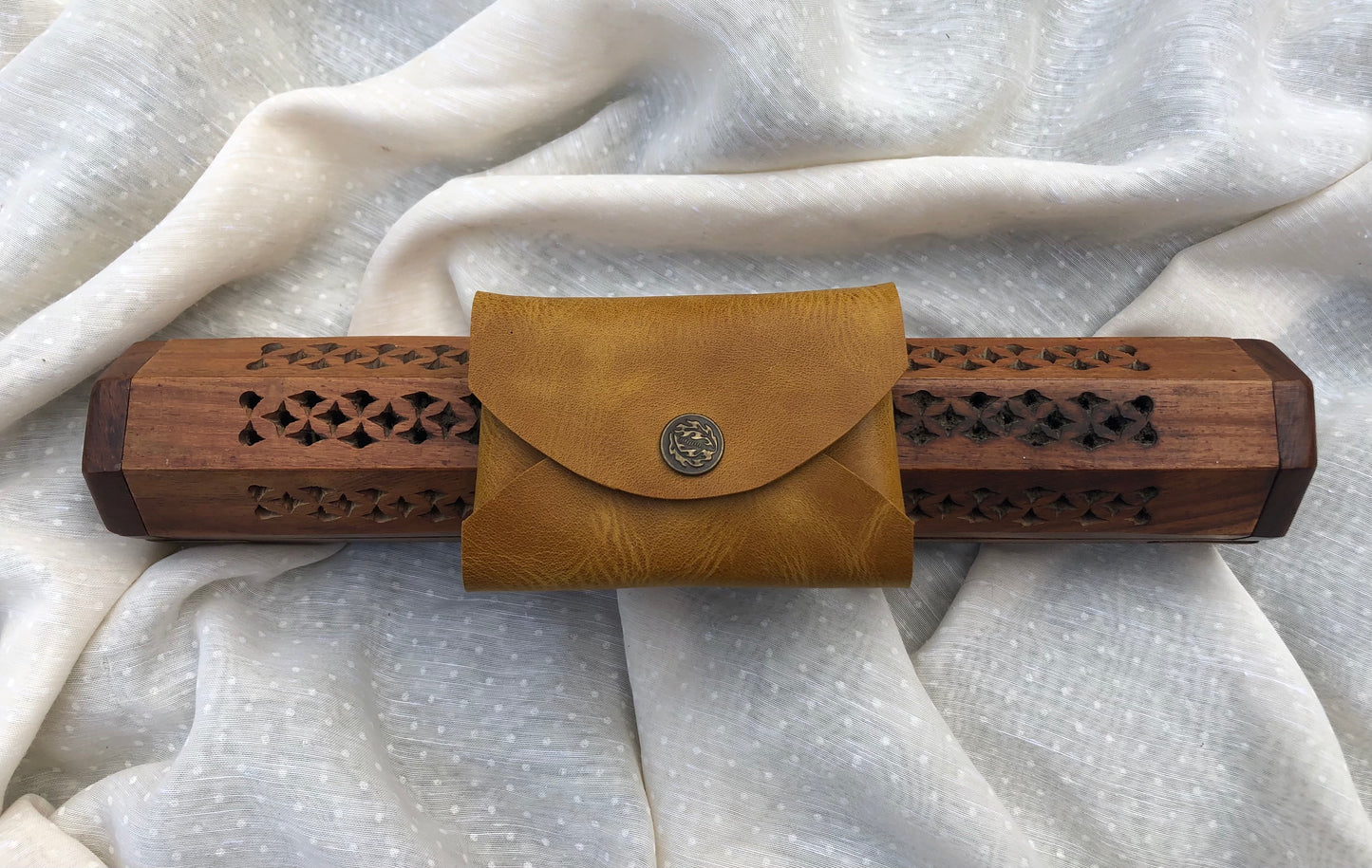 Handmade Leather Coin Pouch/Purse/Card Holder