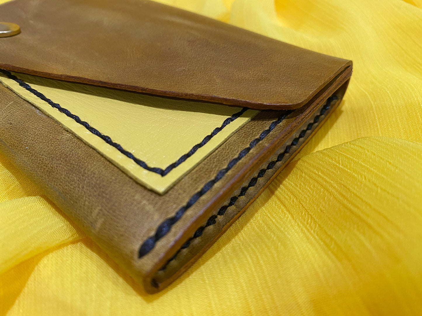 Handmade Leather wallet- Crazy Horse Leather