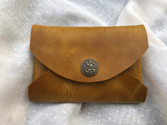 Handmade Leather Coin Pouch/Purse/Card Holder